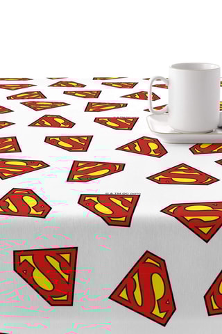 Nappe antitache Superman La Ligue des Justiciers DC Comics - Blanc