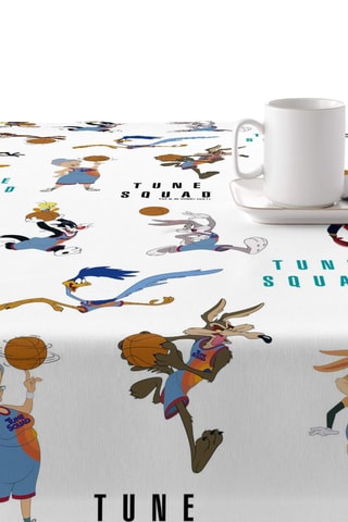 Nappe antitache Tune Squad Looney Tunes - Blanc