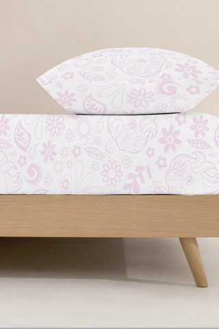 Katoenen Hoeslaken 69 Draad/cm² My Little Pony - Wit