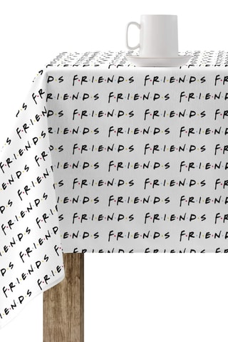 Nappe antitache Friends - Blanc