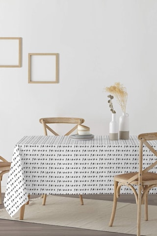 Nappe antitache Friends - Blanc