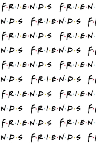 Nappe antitache Friends - Blanc
