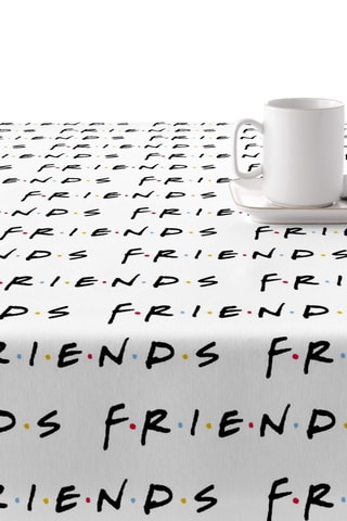 Nappe antitache Friends - Blanc