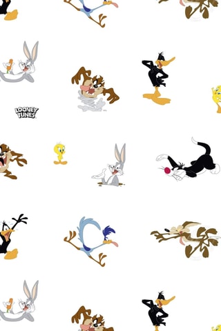 Nappe antitache LTunes Basic Looney Tunes - Blanc