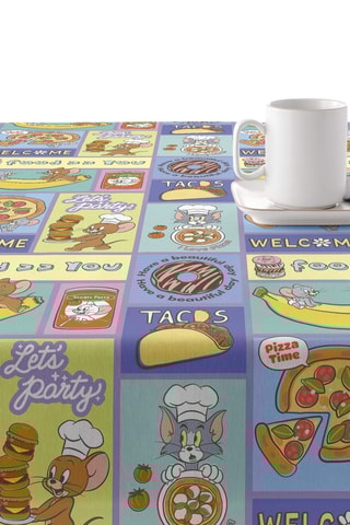 Nappe antitache Tom et Jerry - Bleu