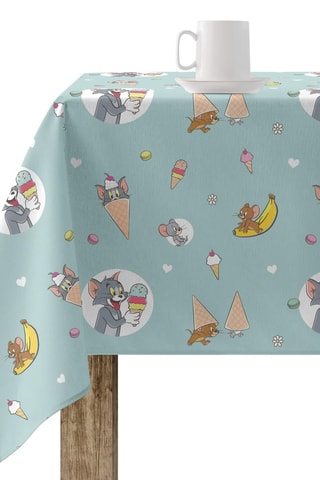 Nappe antitache Tom et Jerry - Bleu