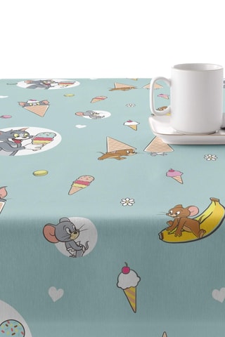 Nappe antitache Tom et Jerry - Bleu