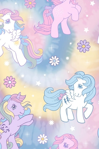 Housse de couette réversible en coton  69 fils/cm² My Little Pony - Rose