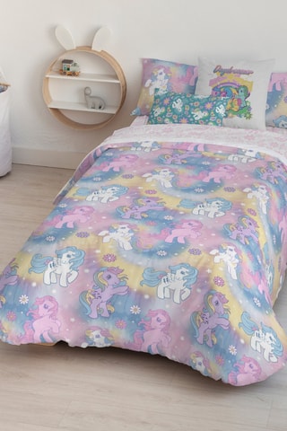Housse de couette réversible en coton  69 fils/cm² My Little Pony - Rose