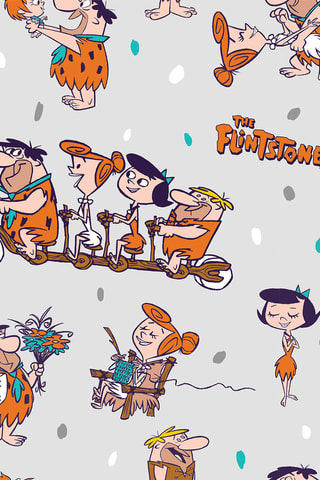 Housse de couette réversible en coton 175 fils/cm² Les Pierrafeu - Gris