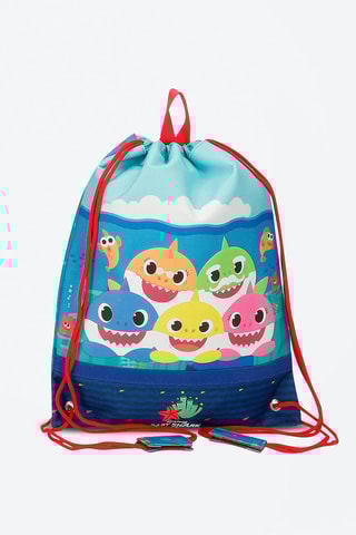 Lancheira Baby Shark Azul e vermelho