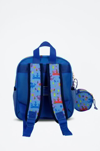 Mochila Patrulha Pata Azul e amarelo