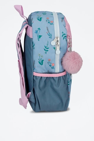 Mochila - Azul e rosa-pálido