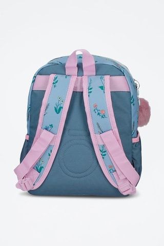 Mochila - Azul e rosa-pálido