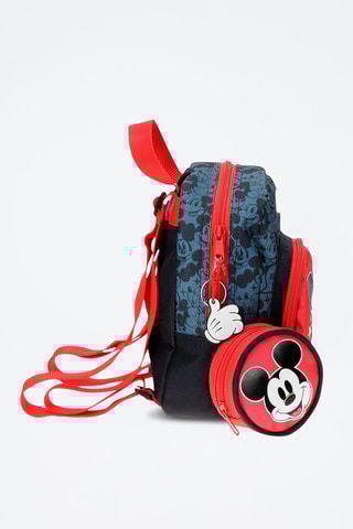 Mochila Mickey Mouse Disney - Vermelho e cinzento