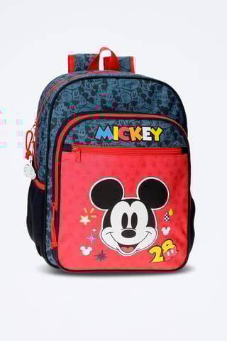 Mochila Mickey Mouse Disney - Vermelho e cinzento