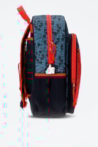 Mochila Mickey Mouse Disney - Vermelho e cinzento