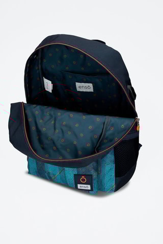 Mochila - Turquesa e preto