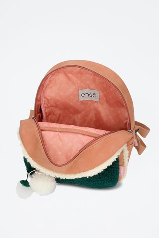 Mochila - Rosa-escuro e verde-pinheiro