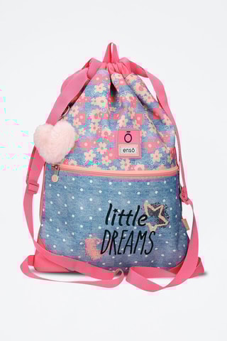 Mochila Little Dreams - Azul e rosa