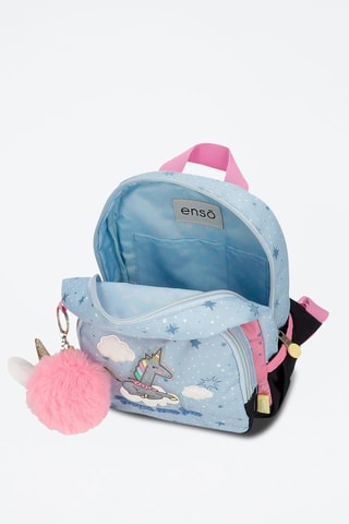 Mochila Dreams Come True Enso - Rosa e azul-celeste