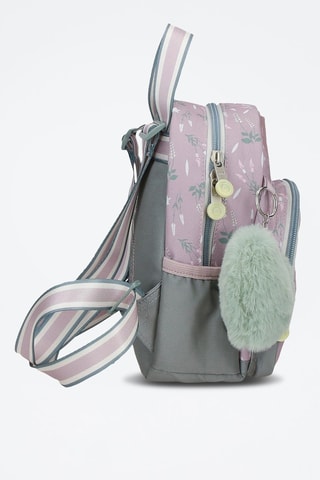 Mochila Enjoy a Beautiful Day Enso - Lilás e cinzento