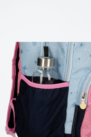 Mochila Dreams Come True Enso - Azul-celeste e rosa