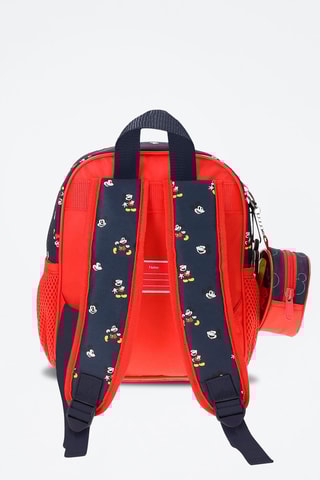 Mochila Mickey Mouse Disney Vermelho e preto