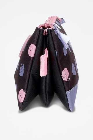 Estojo Azul-escuro e rosa