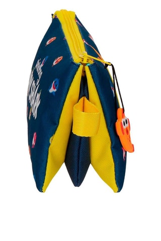 Estojo Baby Shark Pinkfong - Azul e amarelo