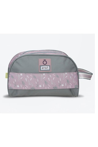 Bolsa de higiene Enjoy a Beautiful Day Enso - Lilás e cinzento