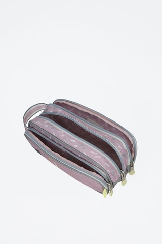 Estojo Enjoy a Beautiful Day Enso - Lilás e cinzento