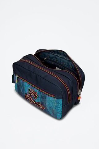 Bolsa de higiene - Turquesa e preto