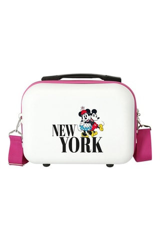 Nécessaire a tiracolo Minnie e Mickey Disney Rosa e branco