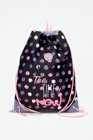 Saco de desporto Azul-escuro e rosa