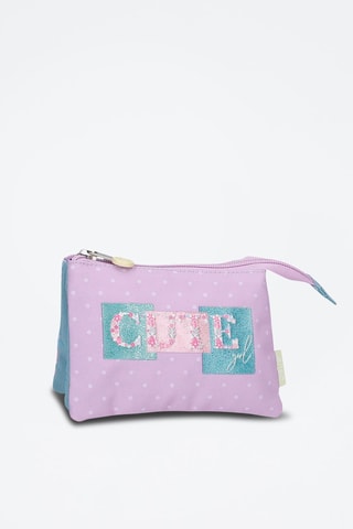 Porta-moedas Cute Girl Enso - Violeta e azul