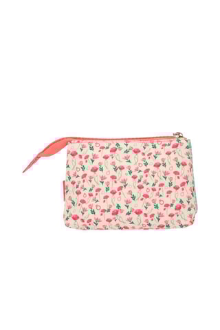 Porta-moedas - Verde e rosa