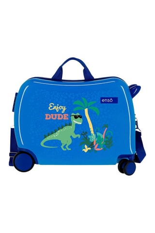 Mala andarilho criança Enso Dino - Azul
