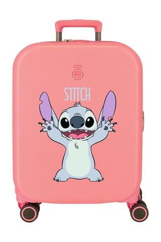 Mala de cabine Stitch Lilo e Stitch Disney - Coral - 55 cm