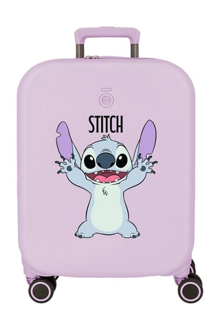 Mala de cabine Stitch Lilo e Stitch Disney - Lilás - 55 cm