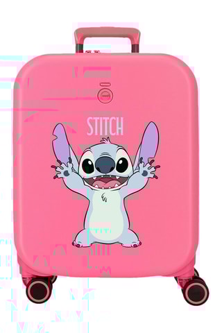 Mala de cabine Stitch Lilo e Stitch Disney - Rosa - 55 cm