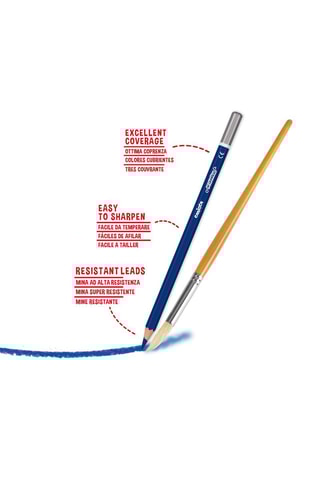 24 lápis aquarelas - A partir dos 3 anos