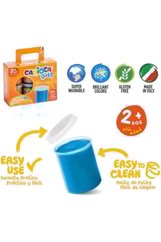 Conjunto de pintura Baby A partir dos 2 anos