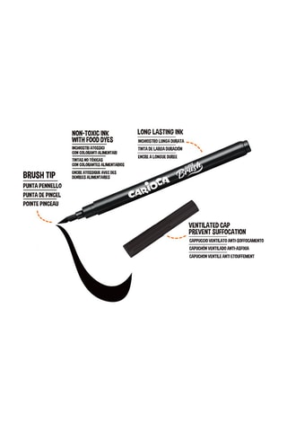 20 canetas de feltro Super-Brush