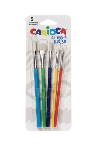 5 pincéis - Multicolor