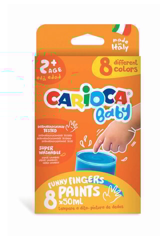 8 pintura de dedos - A partir dos 2 anos