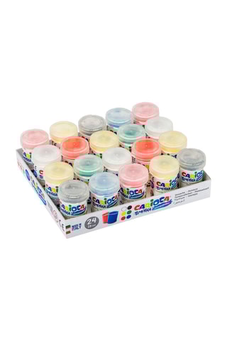 24 frascos de tinta guache - A partir dos 3 anos