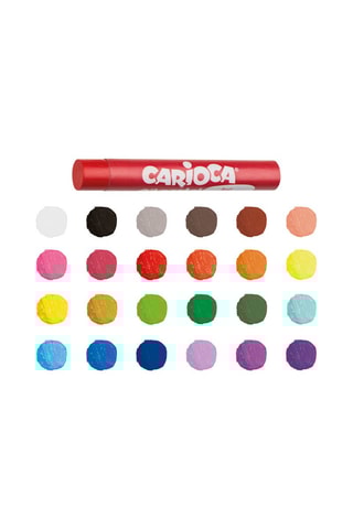 24 pastéis de óleo - A partir dos 3 anos