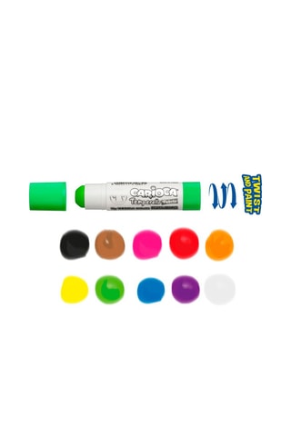 10 craies en stick pour textile Temperello Fabric