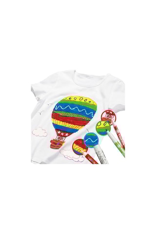 10 craies en stick pour textile Temperello Fabric